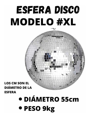 Esfera Disco 55 Cms Con Motor