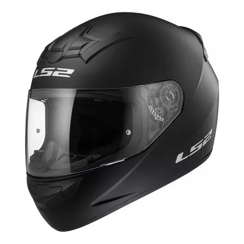 Casco Integral Ls2 Negro Liso | Oferta!  Moto Protección