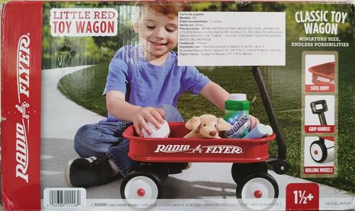 Radio Flyer Vagon Rojo Pequeño 12.5