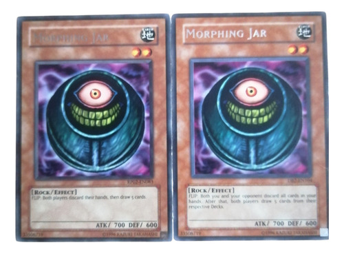 Yugioh Morphin Jar Rara X2 Rp02 Y Db2 (Usado)
