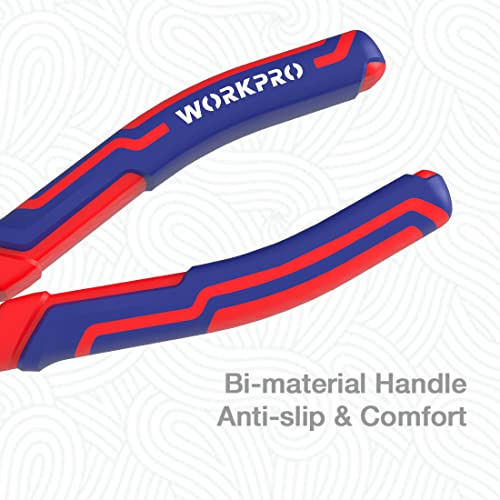 Alicates Diagonales Workpro 7puLG En Acero Crv, Corte De