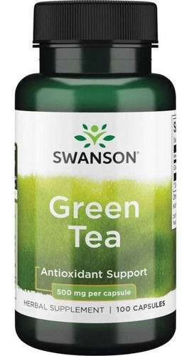 Té Verde - Green Tea 500 Mg 100 Cap - Unidad a $380