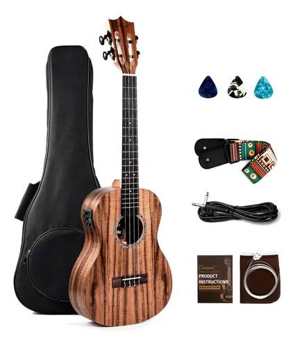 Caramel Cb207 Acacia Baritono - Ukelele Electrico Acustico C