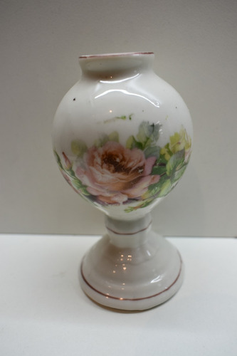 Antiguo Mate Porcelana Germany Rosas Colección