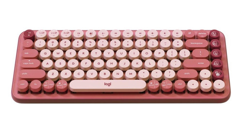 Teclado Logitech Pop Keys Inalámbrico Heartbreaker Ingles