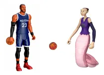 Comprar Figura Space Jam Articulada Lebron James Y White Mamba