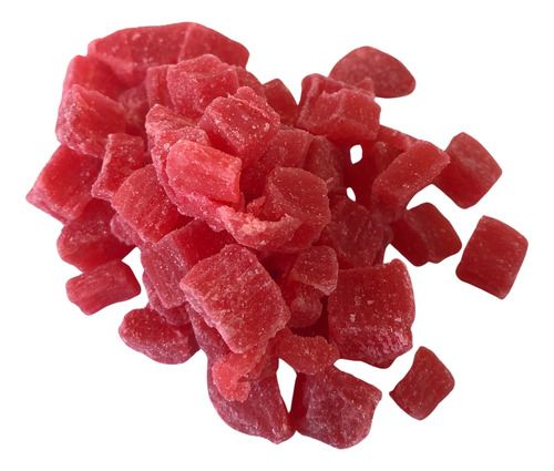 Anana Glaseada En Cubos Rojo 1 Kg