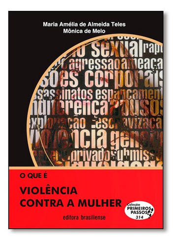 Livro O Que É Violência Contra A Mulher 