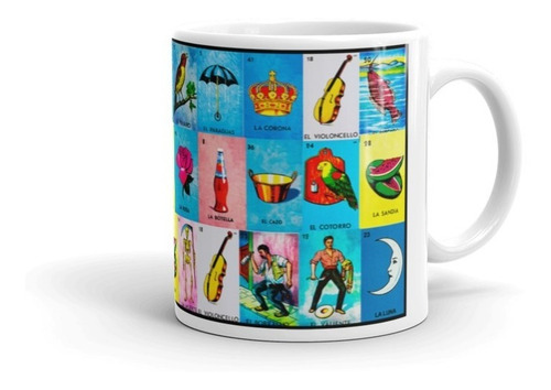 Imagen 1 de 6 de Taza Loteria Méxicana Envio Gratis