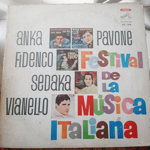 Vinilo Festival De La Musica Italiana Cp2