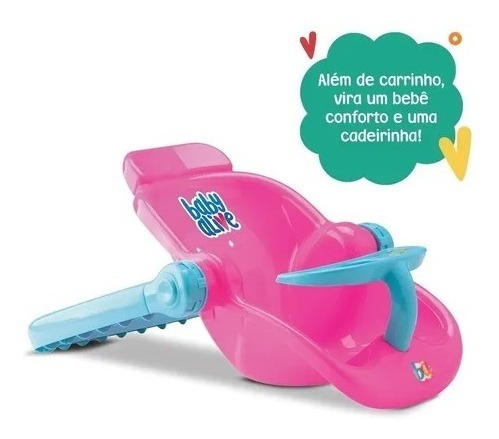 Carrinho De Boneca Baby Alive Reborn 2 Em 1 Divertoys City Toys Brinquedos Carrinho De Boneca Baby Alive Reborn 2 Em 1 Divertoys City Toys Brinquedos
