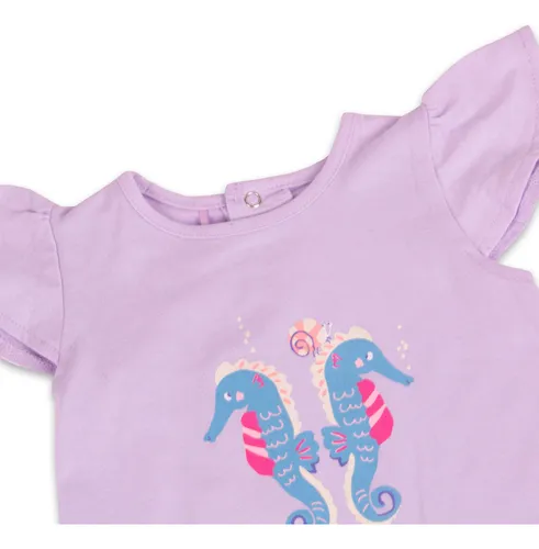 Polera Manga Corta Niña Lila Pillin (pvy607-23lil)