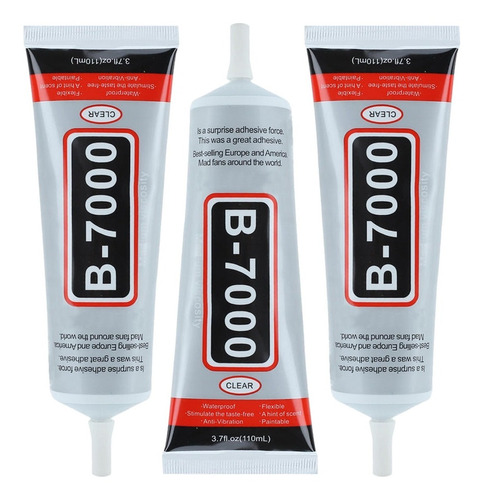 Paquete De 3 B7000 Adhesivo Liquido 110ml (cada 1) Pegamento