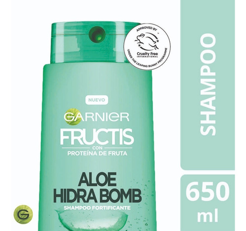 Imagen 1 de 6 de Shampoo Aloe Hidra Bomb 650ml Fructis