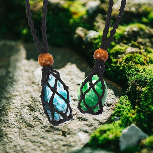 Soporte De Piedra Vacío Ajustable De Cordón De Collar De