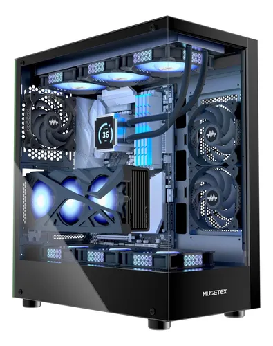Mustex K2 Pc Case, Caja De Computadora De 360 ??mm Soporte R