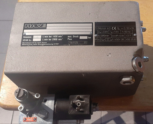 Motor Hawe Central Hidraulica Compacta Hcw 14k Motor 63 (Usado)