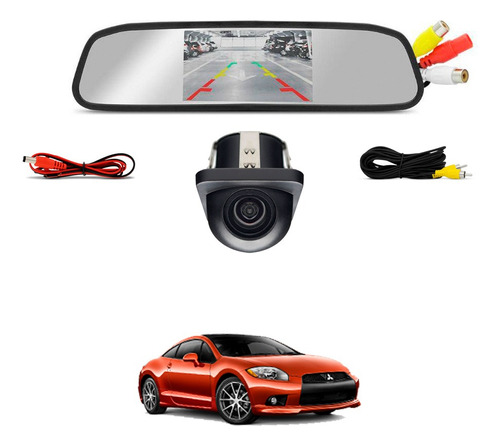 Kit Camera Retrovisor Mitsubishi Eclipse 2006 2007 2008 2009