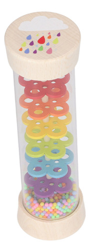 Rain Stick De Madera For Hacer Lluvia, Juguete For Ilumina