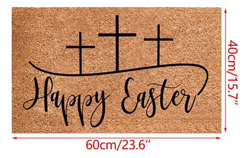 Felpudo De Pascua Happy Home Decorations, Tapetes De Bienven