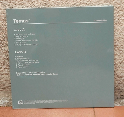 Imagen 2 de 2 de El Cuarteto De Nos - Raro (vinilo Color) Nuevo Sellado.