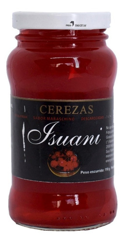 Cerezas Descarozadas Marca Isuani 210gr