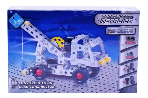 Juego Construcción Metálica Remolque 143 Pza Tipo Mecano Ful