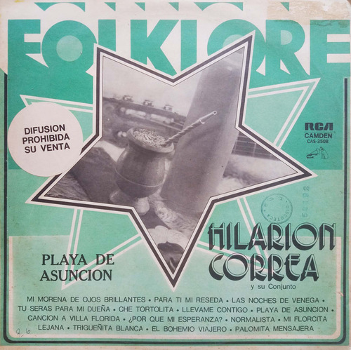 Hilarión Correa Y Su Conjunto - Playa De Asunción Lp 1