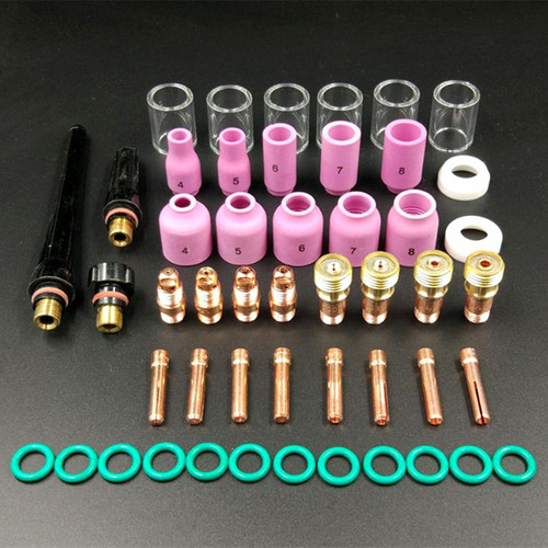 49 Piezas Tig - Lente De Gas Para Soldar, 10 Pirex