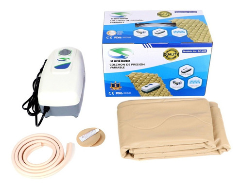 Colchon Antillagas De Presion Alterna Antiescaras Sc 485 Color Cafe