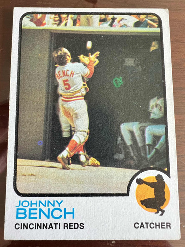 Johnny Bench Barajita 1973 Topps #380