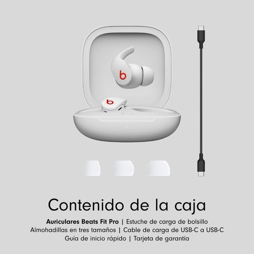 Imagen 10 de 10 de Audífonos in-ear inalámbricos Apple Beats Fit Pro MK2 white