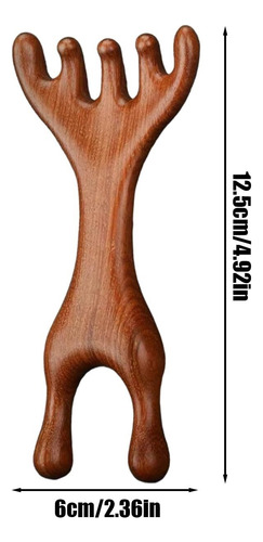 3 Peines De Masaje De Sándalo, Masajeador Cabelludo Madera,