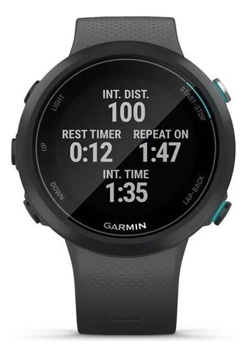 Reloj Garmin Swim 2 Con App De Deportes Integradas 1,04'' Color de la correa Negro Color del bisel Negro Color del fondo Negro