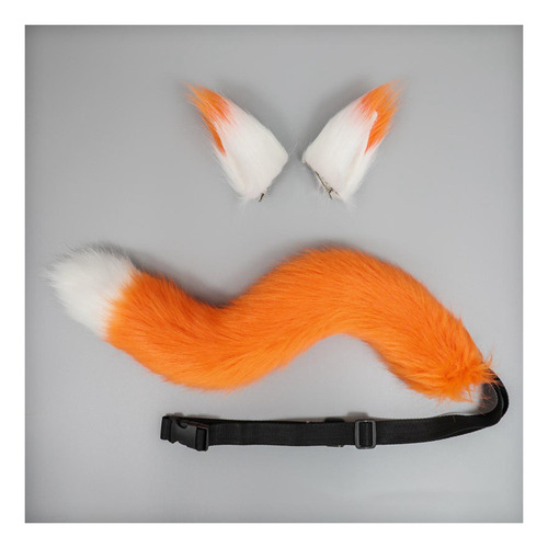 Conjunto De Orejas Y Cola De Zorro, Accesorios De Cosplay,
