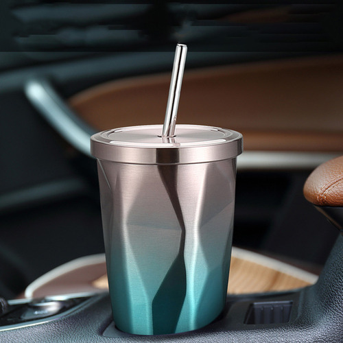 Tazas De Café Portátiles De Acero Inoxidable, 2 Unidades