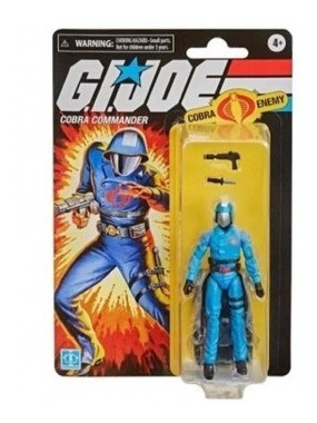 Figura De Acción Exclusiva De Gi Joe Retro Cobra Commander 