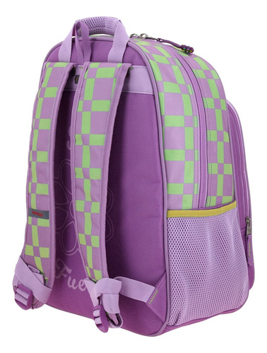 Kit 2pzs Mochila Lapicera Lila Chenson Original