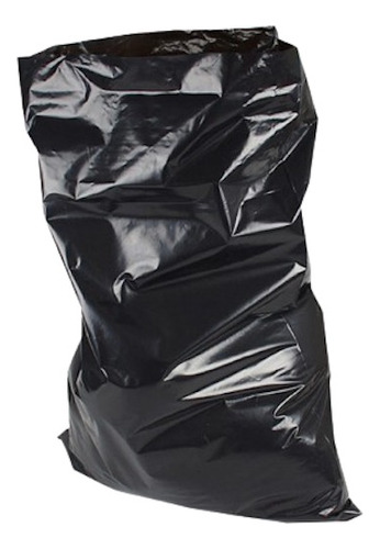 Bolsa De Basura Negra Plástica 200 L 120cmx90cm Pack 100und
