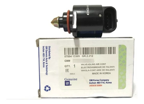 Válvula Sensor Mínimo Iac Aveo Corsa 2011 2012 2013 2014