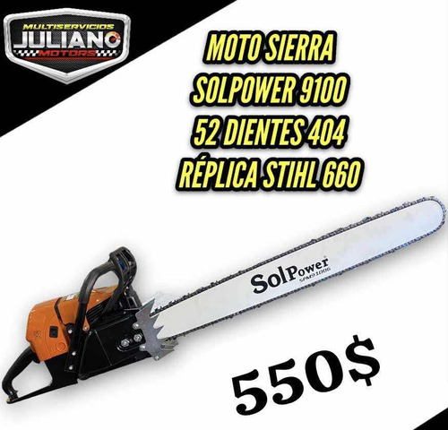 Moto Sierra Sol Power 9100