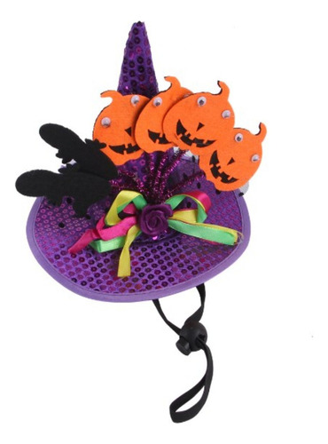 Sombrero De Halloween Con Forma De Calabaza, Sombrero De Tel