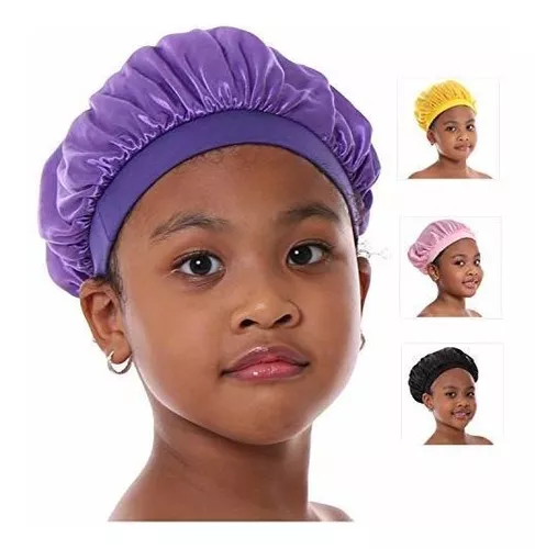 Gorro De Dormir Con Capo De Saten Para Niños Para Cabello N