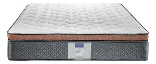 Colchón Individual Restonic Ruger Tecnología Moon Care Confort Semi Firme Soporte Ortopédico Colchoneta Euro Top 28 cm de Alto