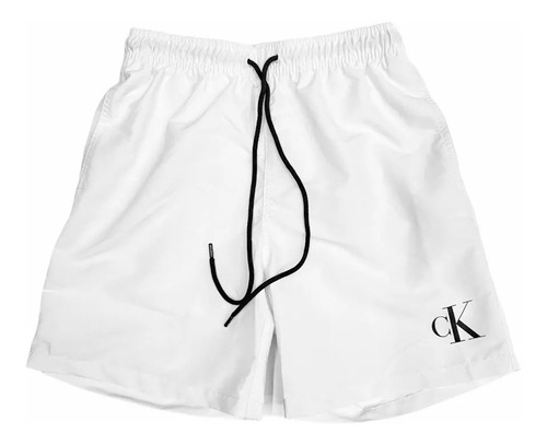 Short Calvin Klein De Baño Color Blanco 100% Original