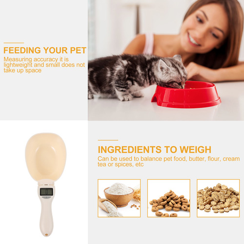 Taza Medidora De Comida Para Perros, Útil Pala Para Piensos