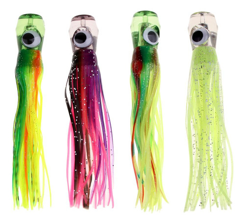 3 Pulpo Calamar Señuelo Atún Trolling Pesca Consejos Para