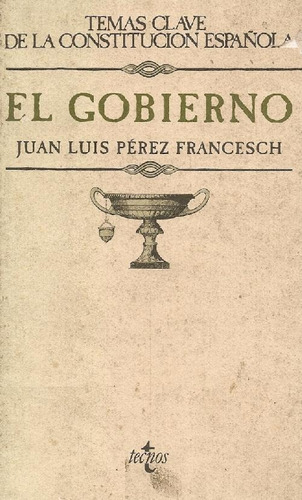 Libro El Gobierno De Jose Luis Perez Froncesch