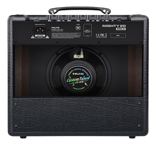 Combo Amplificador Guitarra 20 Vatios Trs 1/4 Mighty 20mkii Color Negro