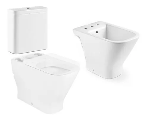 comprar Combo Roca The Gap Inodoro Deposito Y Bidet                 
